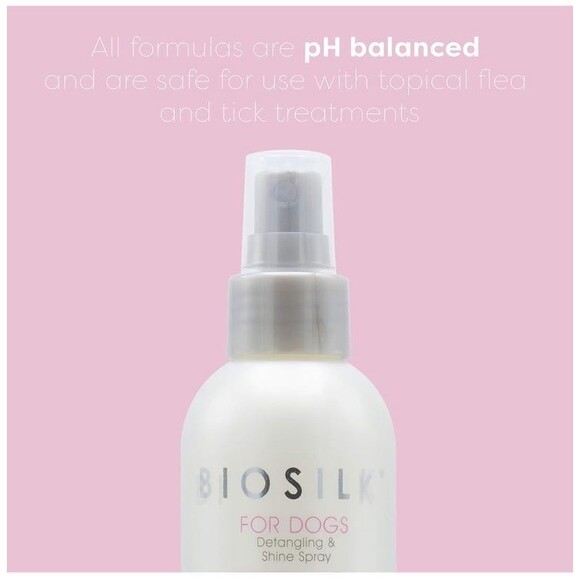 Bio silk for pets silk therapy detangling & shine spray set of two 8 Fl Oz NWT - Picture 5 of 11